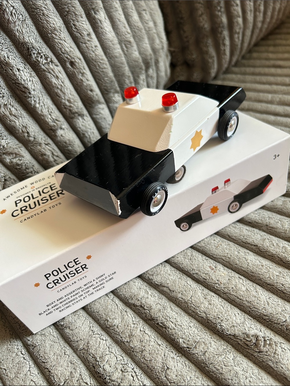 CandyLab Toys Police Cruiser in Original Box 2015 Designed In Brooklyn